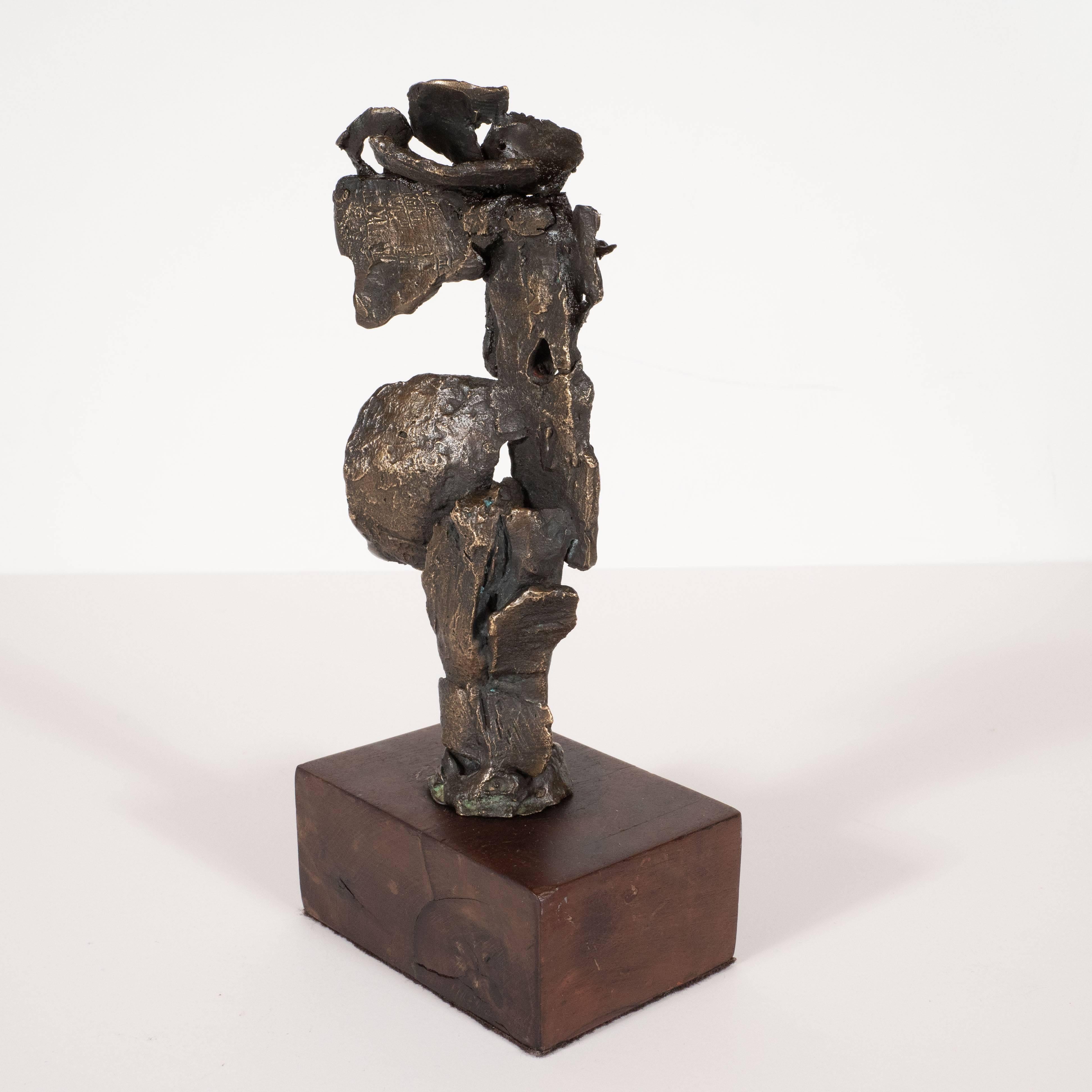 Untitled - Abstract Expressionist/ Brutalist Bronze Sculpture 7