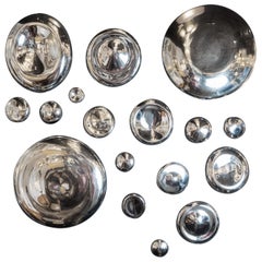 Untitled (Modernist Mercury Glass Wall Sculpture)