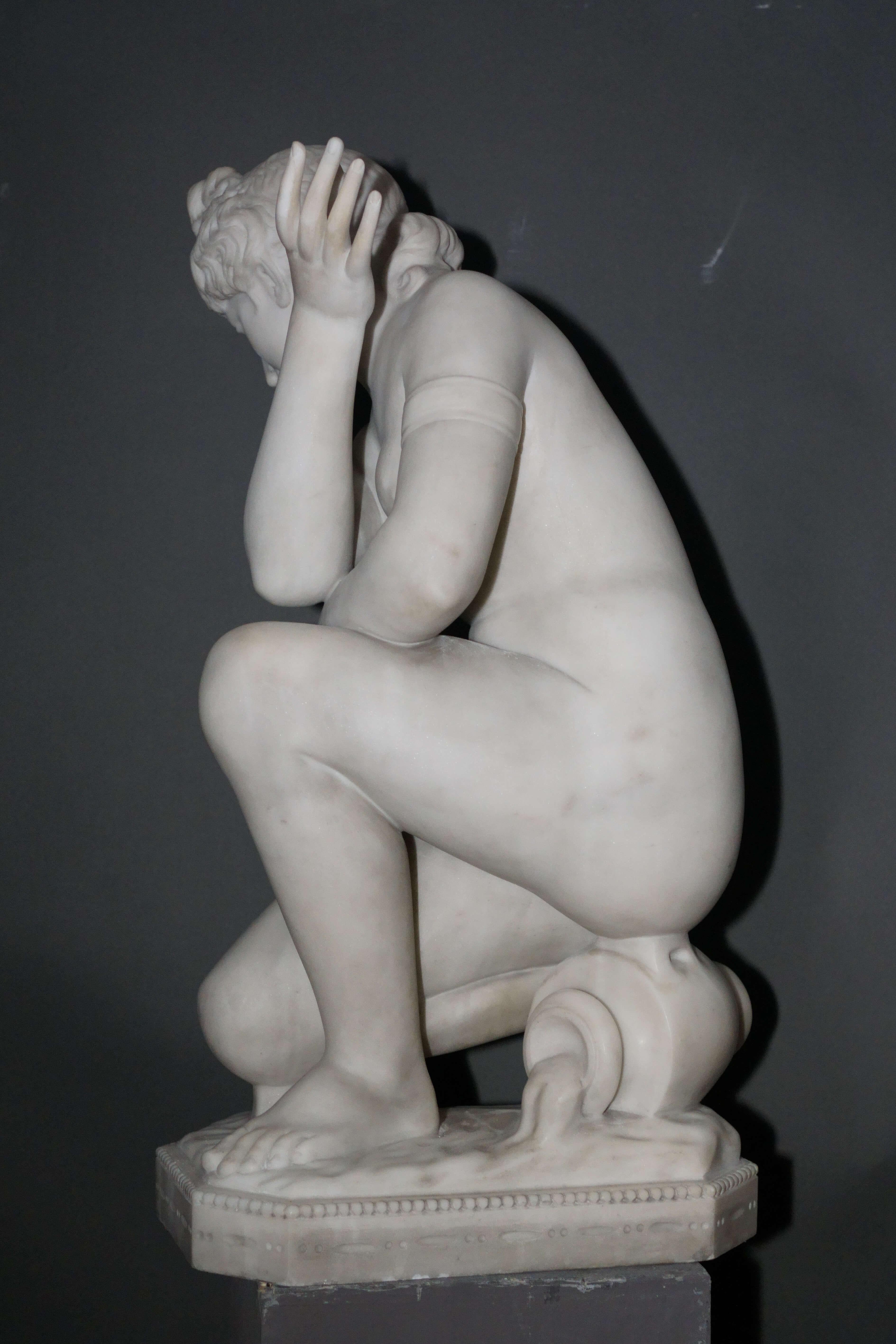 Venere Colca Scultura Neoclassica in Marmo inizio del XIX secolo in vendita 5