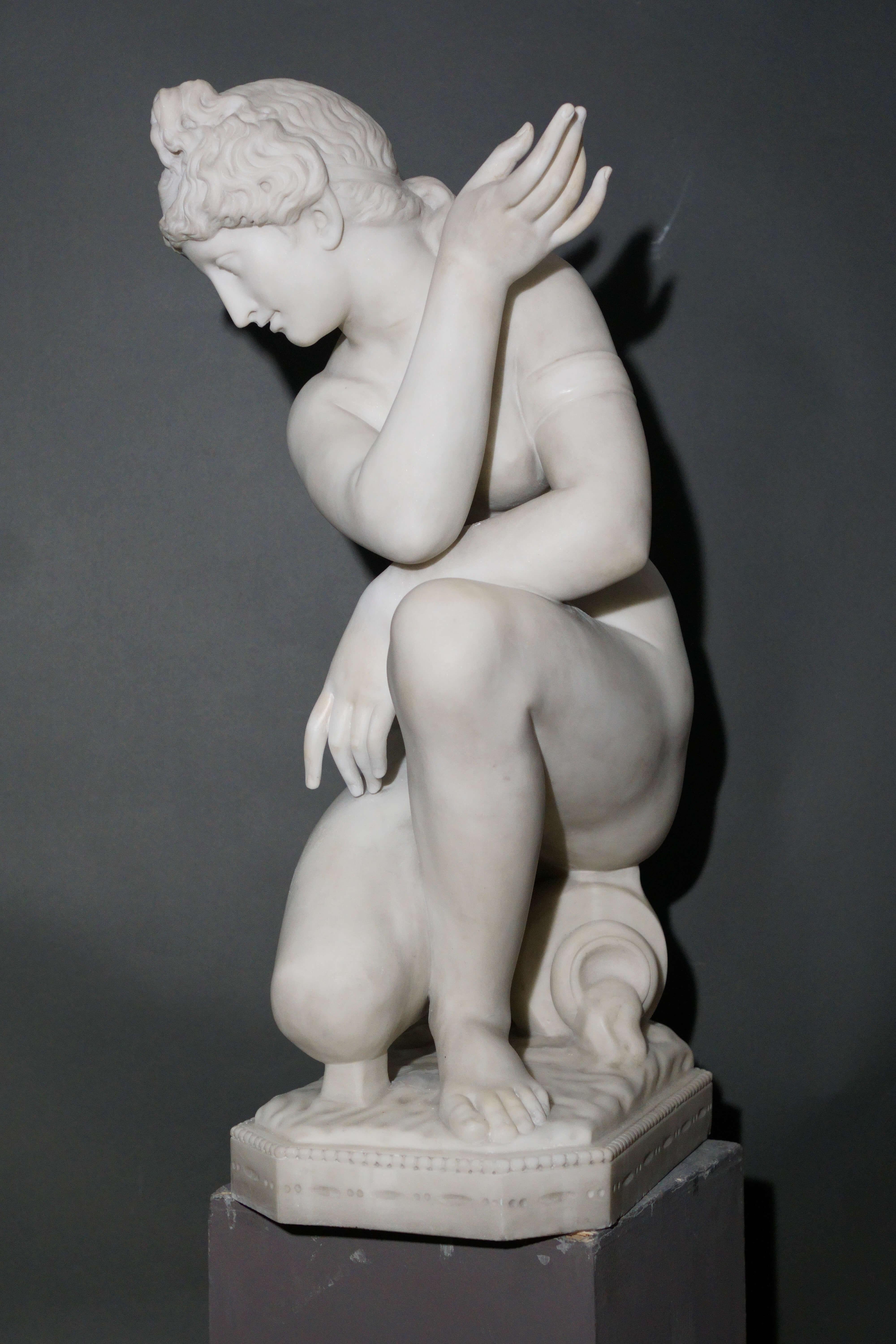 Venere Colca Scultura Neoclassica in Marmo inizio del XIX secolo - Sculpture Scuola italiana di Unknown