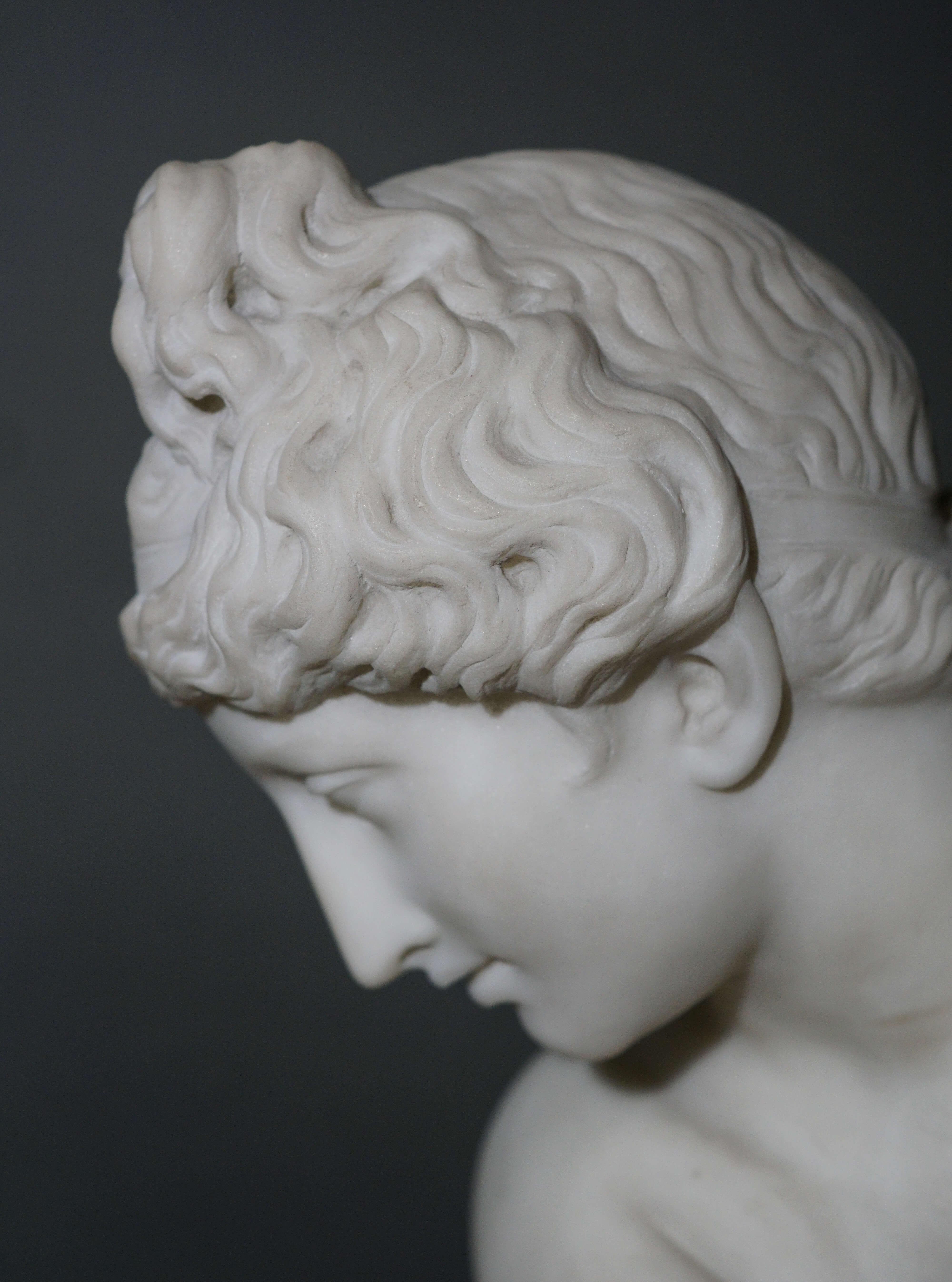 Venere Colca Scultura Neoclassica in Marmo inizio del XIX secolo in vendita 2