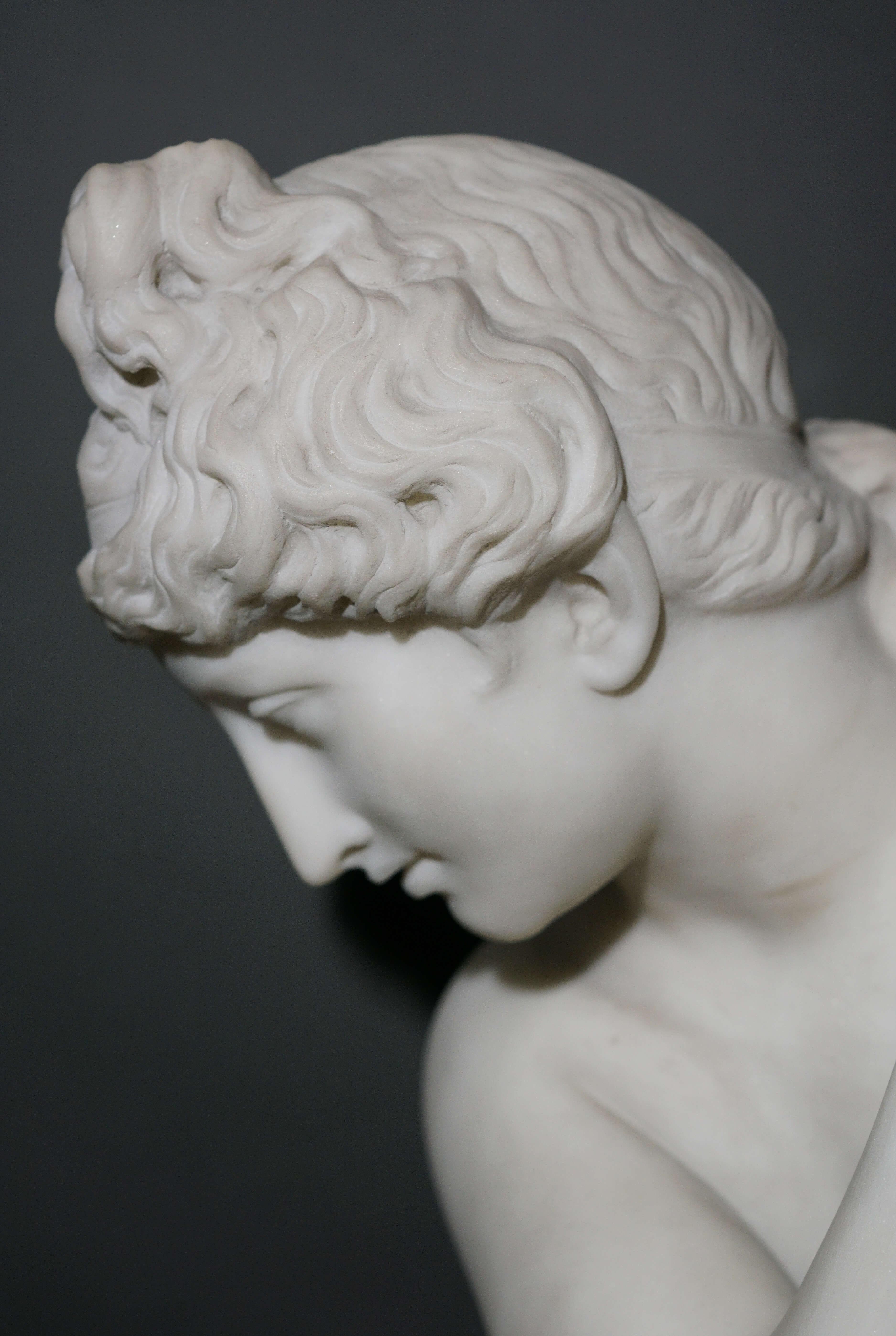 Venere Colca Scultura Neoclassica in Marmo inizio del XIX secolo in vendita 4
