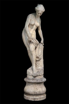 Venus Italian Carved Large Stone Garden Sculpture