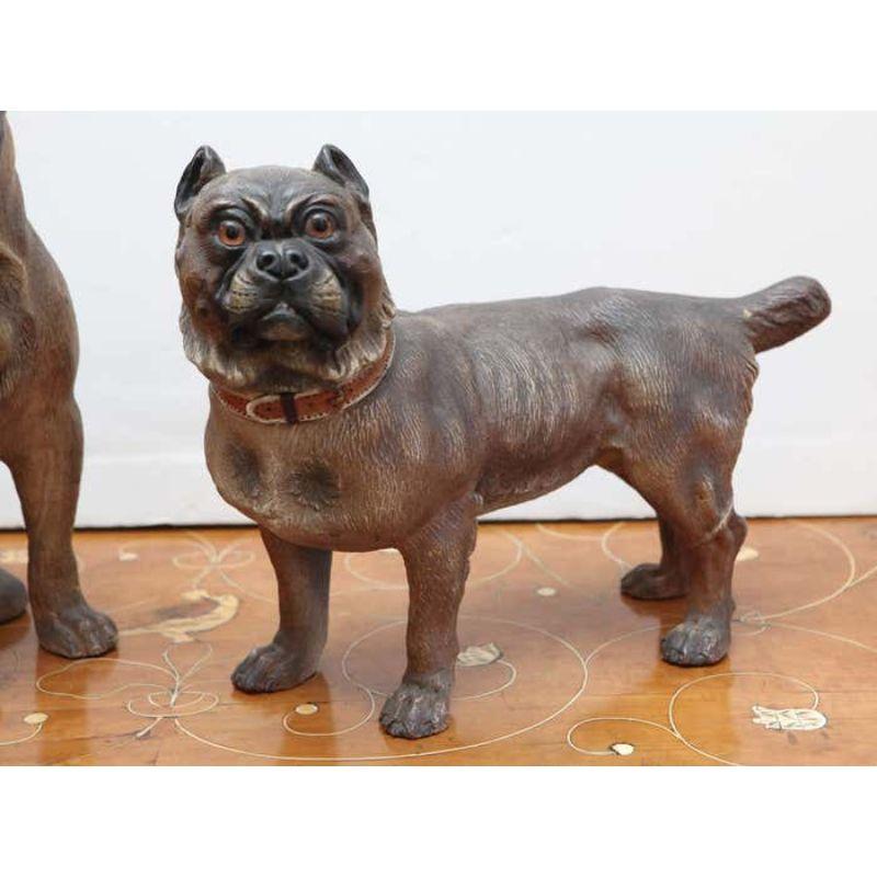 Victorian Terracotta Dogs For Sale 1
