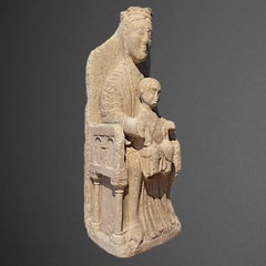 Vierge en majesté assise romane. Sedes Sapientiae.