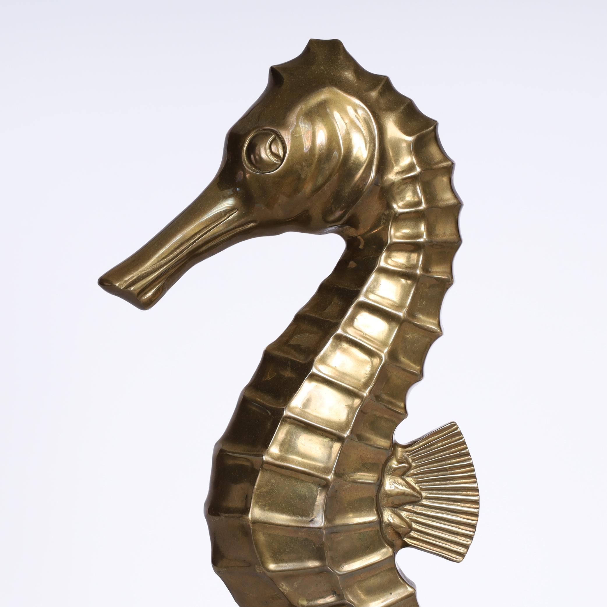 Vintage-Seepferdchen-Skulptur oder Figur im Art-déco-Stil im Angebot 2