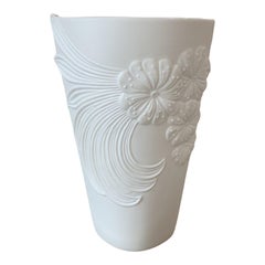 Vintage Kaiser Vase with Floral Pattern 