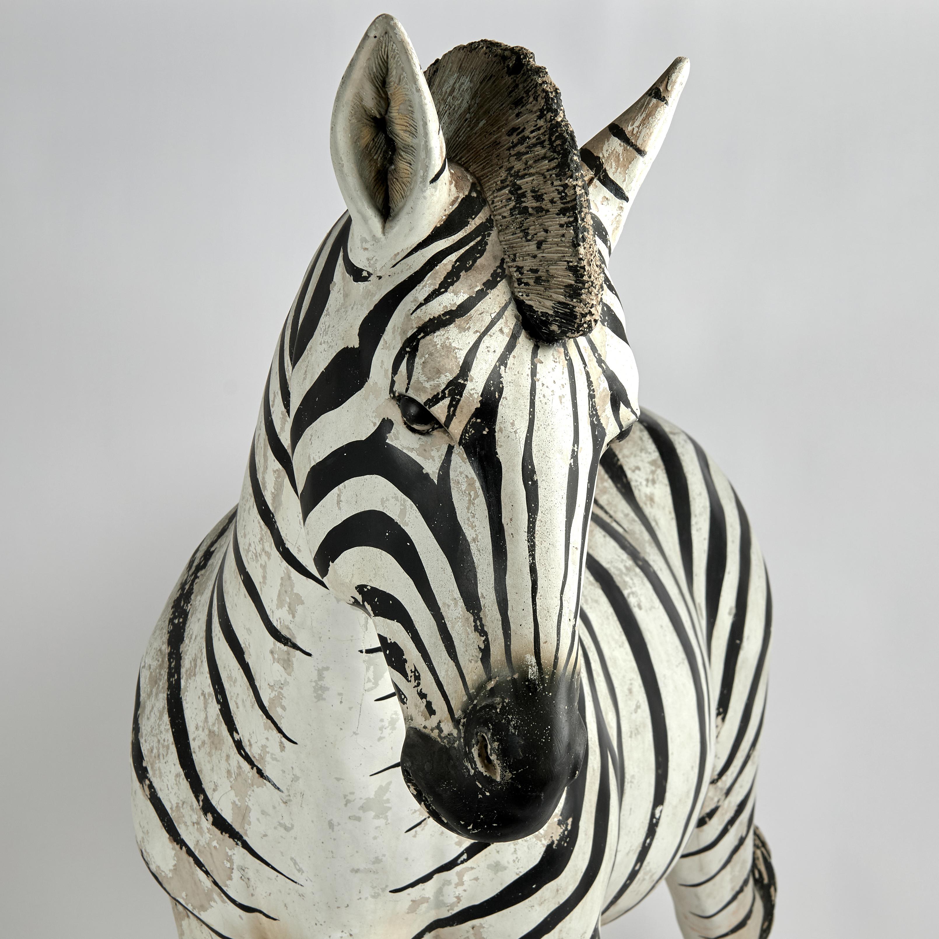 Modelo o Escultura Vintage de Cebra de Tamaño Natural en venta 13