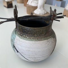 Vintage Studio Pottery Raku