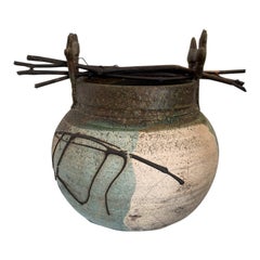 Vintage Studio Pottery Raku