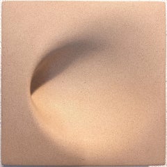 Wave of Whispers contemporary modern organic beige wall sculpture