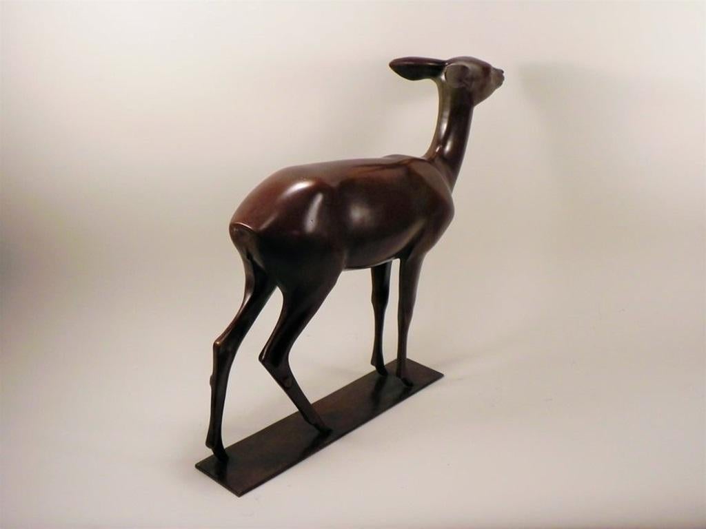 Wilhelm KRIEGER (A) (1877-1945) Deer. Ca 1920 For Sale 2
