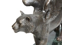Winged Tiger, Bronze Sculpture by Volodymyr Mykytenko, 2010