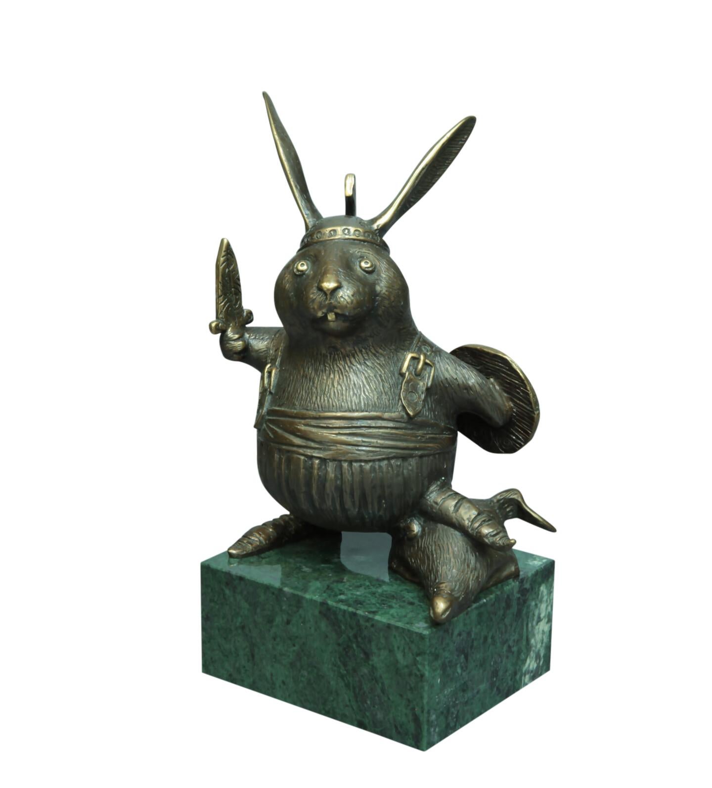 Figurative Sculpture di Volodymyr MYKYTENKO - Vincitore, Scultura in bronzo di Volodymyr Mykytenko, 2011