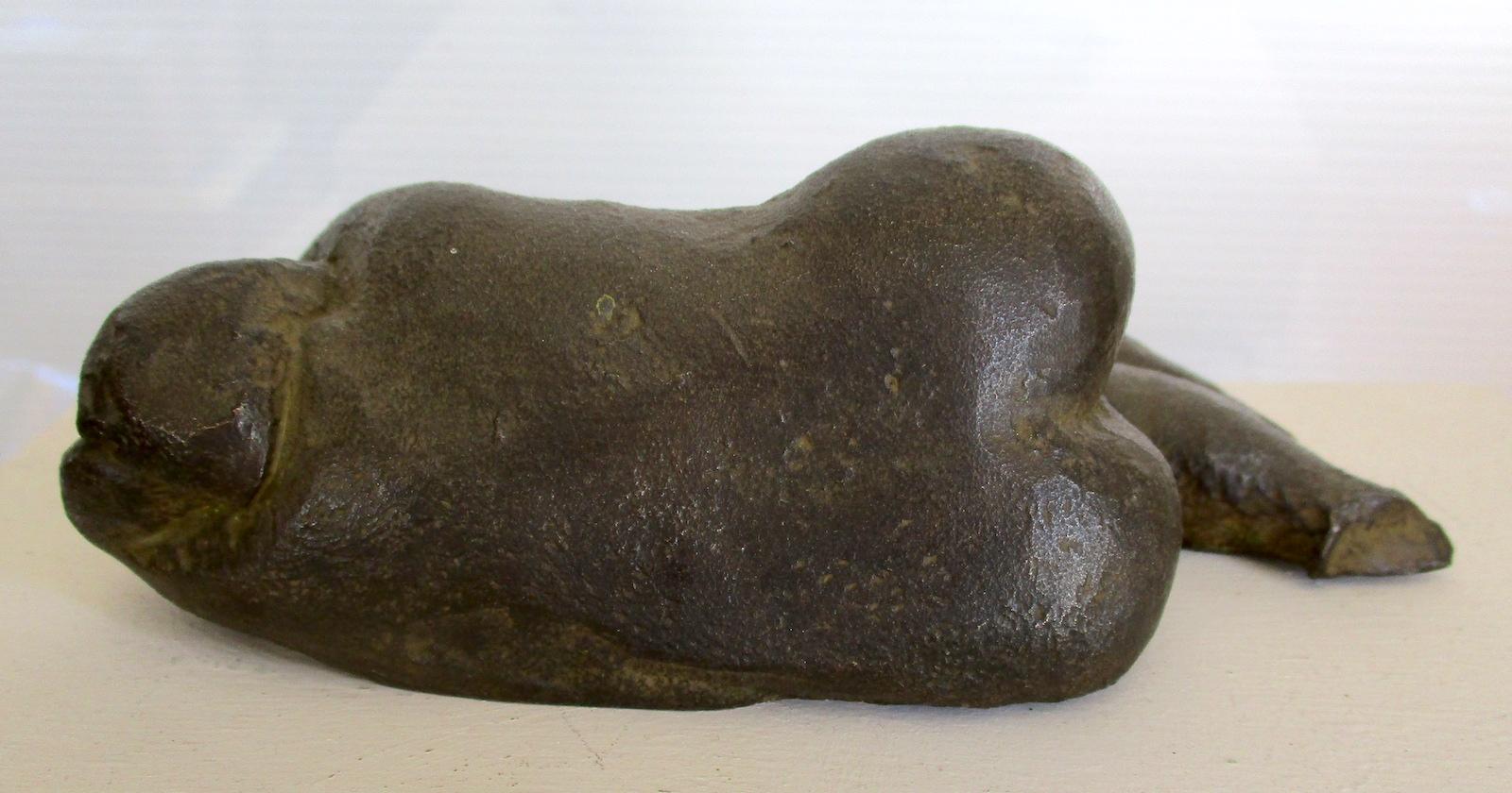 Woman sleeping No 2 - Modern Sculpture by Unknown