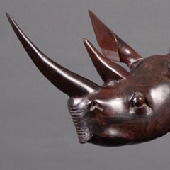 Wooden Rhino