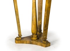 Yellow Marble Sculpture of Trypod Follower Of Luigi Valadier