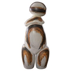 Yuri Zatarain Keramische abstrakte Skulptur, Contemporary Mexican Anthropomorphism