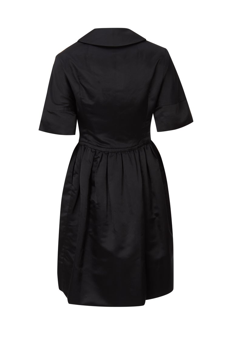 Unlabelled Dior black cocktail dress, circa 1956 For Sale at 1stDibs
