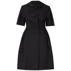 Unlabelled Dior black cocktail dress, circa 1956