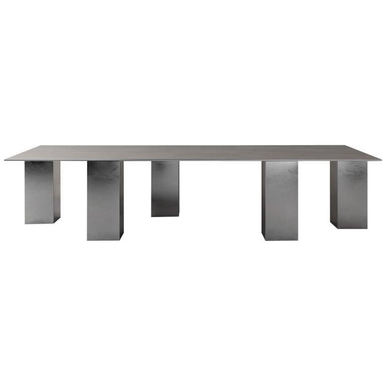 Unmatched coffee table by Pietro Franceschini
Sold exclusively by Galerie Philia
Dimensions: W 170 x L 60 x H 40 cm
Materials: Aluminium


Pietro Franceschini is an architect and designer based in New York and Florence. He was educated in