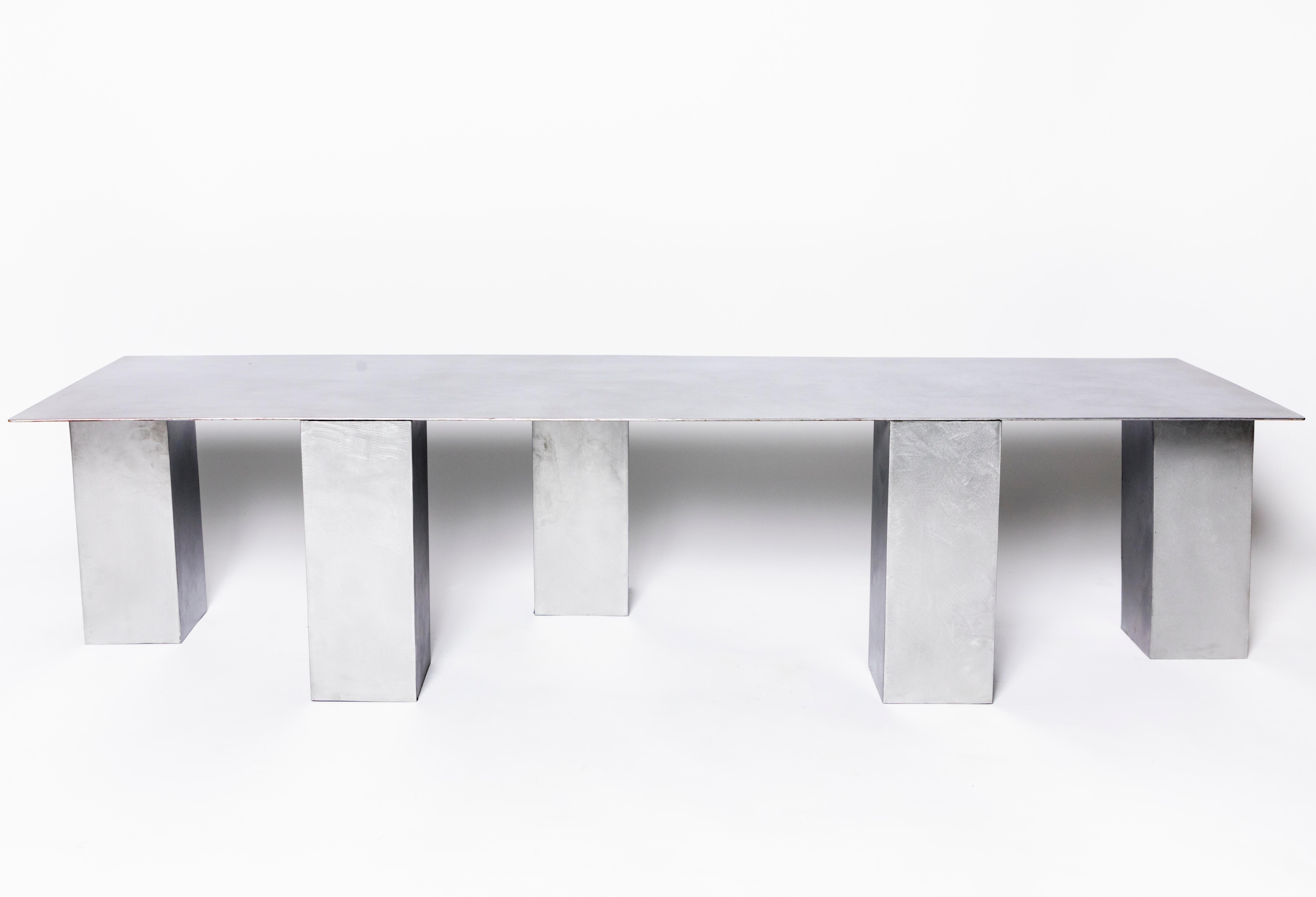 Aluminum Unmatched Coffee Table by Pietro Franceschini