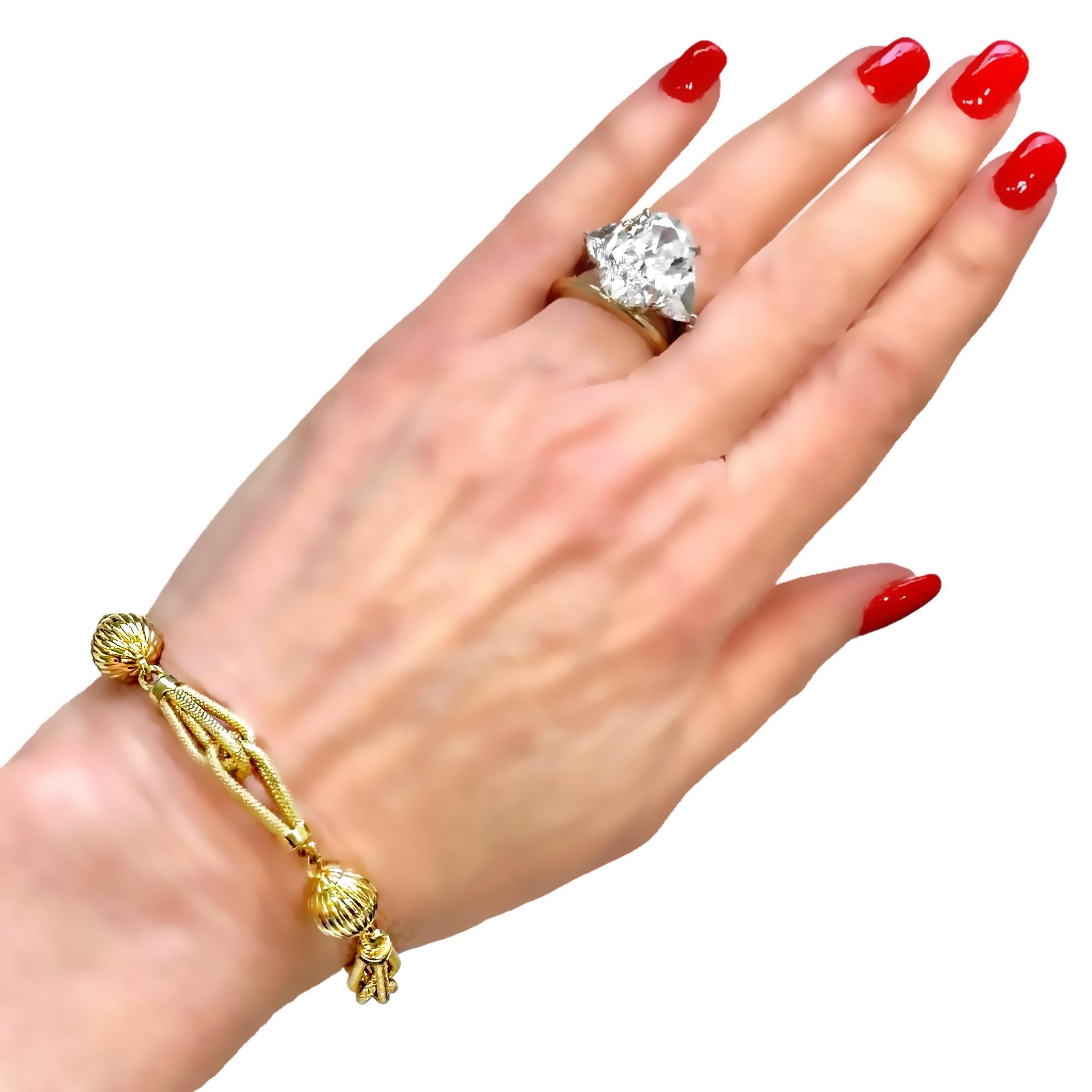 Uno-A-Erre - Collier et bracelet en or jaune 14K d'une longueur de 65,25 pouces en vente 7