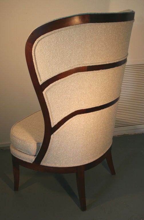 John Gilmer for Porter & Plunk reproduction of a 1930's Swedish chair by Uno Ahrens, featured in David Adler's Clow House in Lake Forest, and shown in Erik Wettergren's 