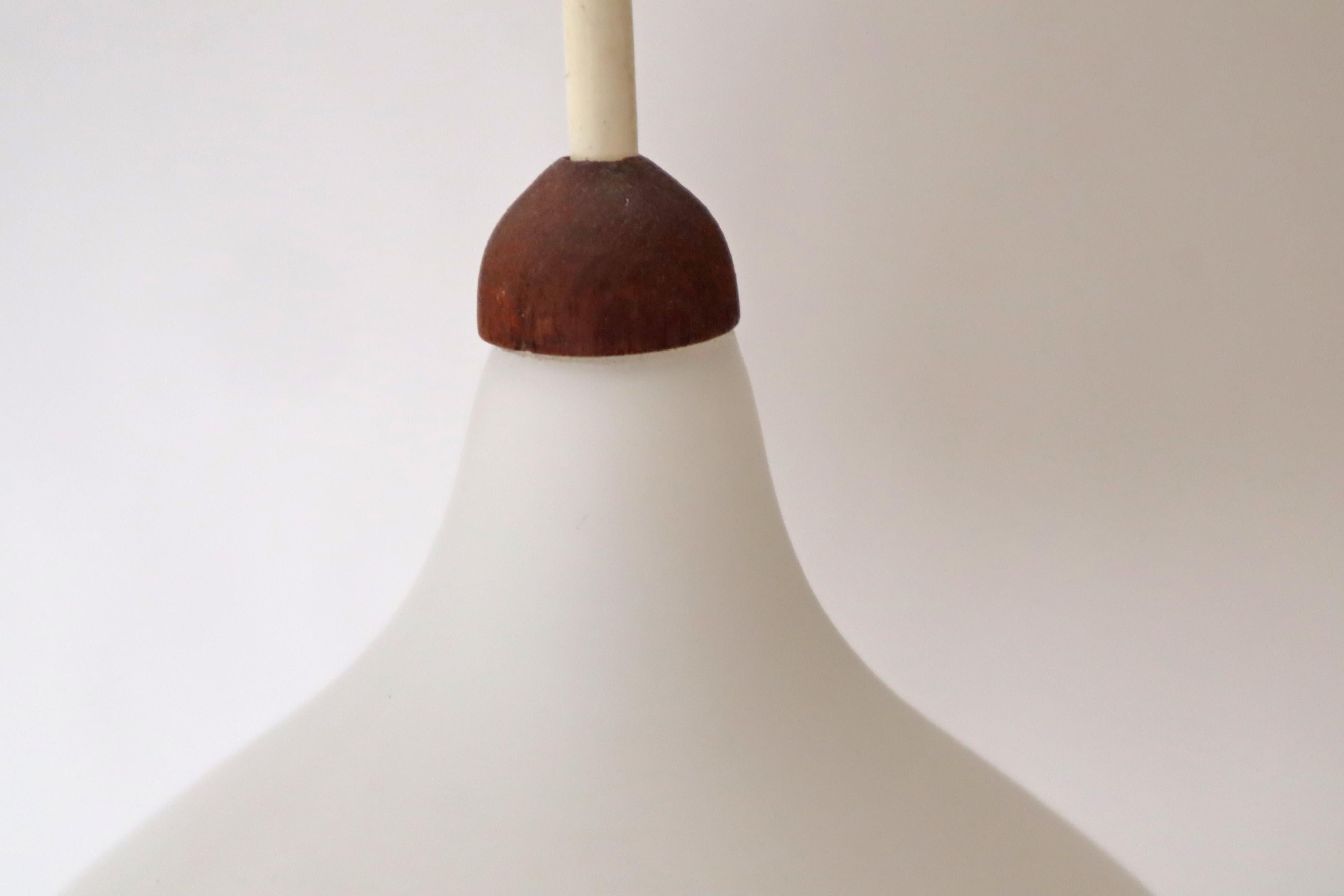 Milk Glass Uno And Östen Kristianson Adjustable Wall Lamp, Sweden, 1970s For Sale