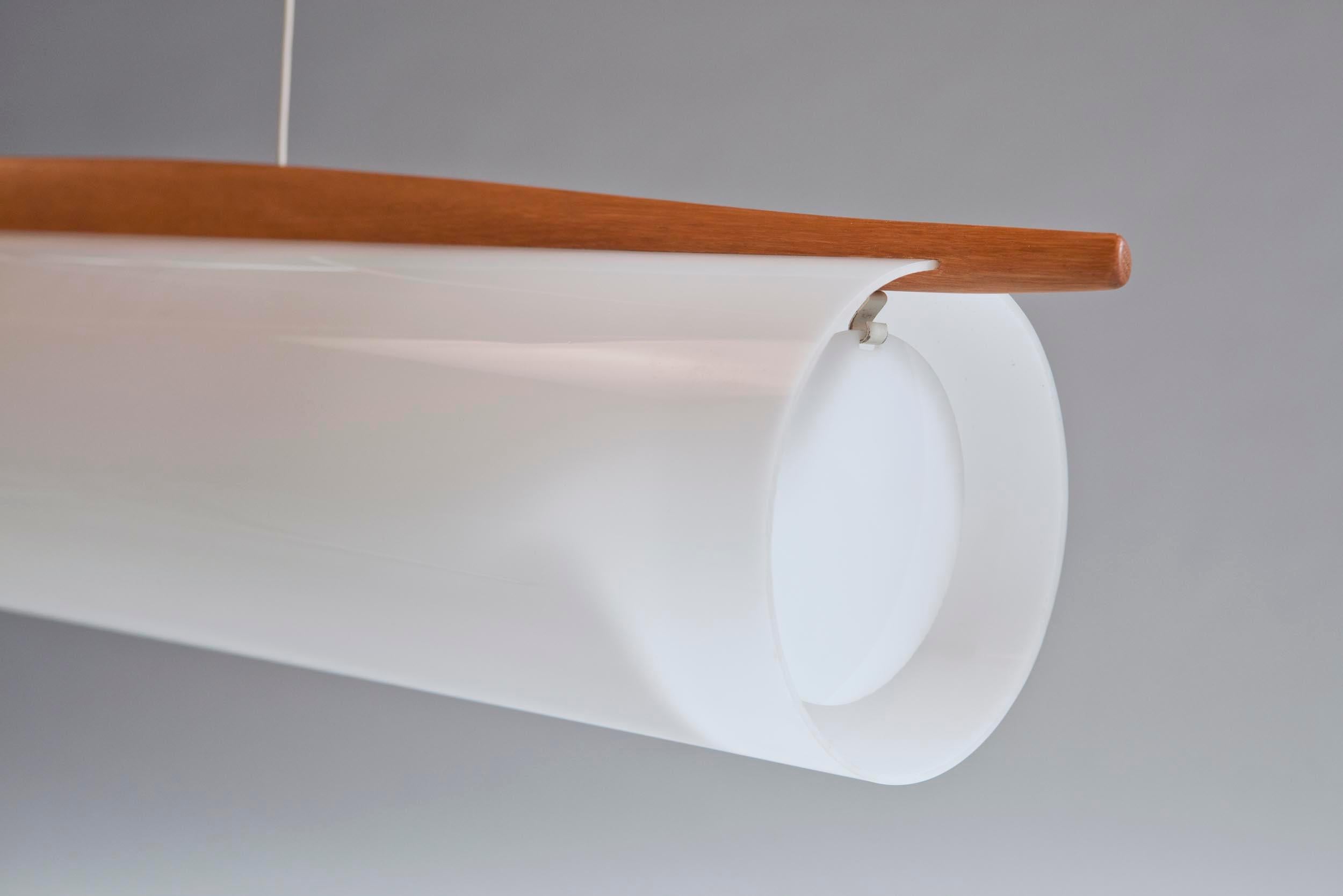 Lampada da soffitto Uno e Osten Kristiansson Modello 555 per Luxus Vittsjö Svezia anni '50 in vendita 1