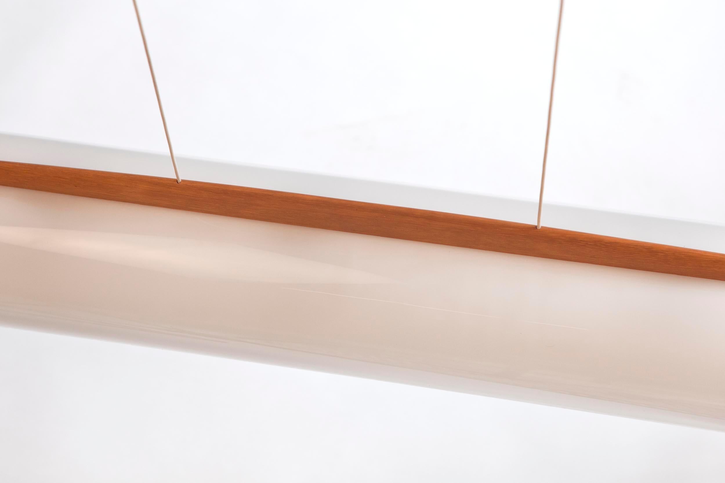 Lampada da soffitto Uno e Osten Kristiansson Modello 555 per Luxus Vittsjö Svezia anni '50 in vendita 3