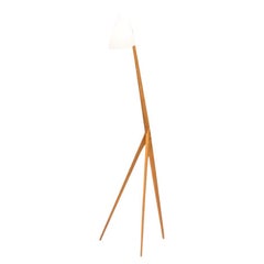 Uno and Östen Kristiansson Giraffe floor lamp for Luxus Vittsjö Sweden, 1950s