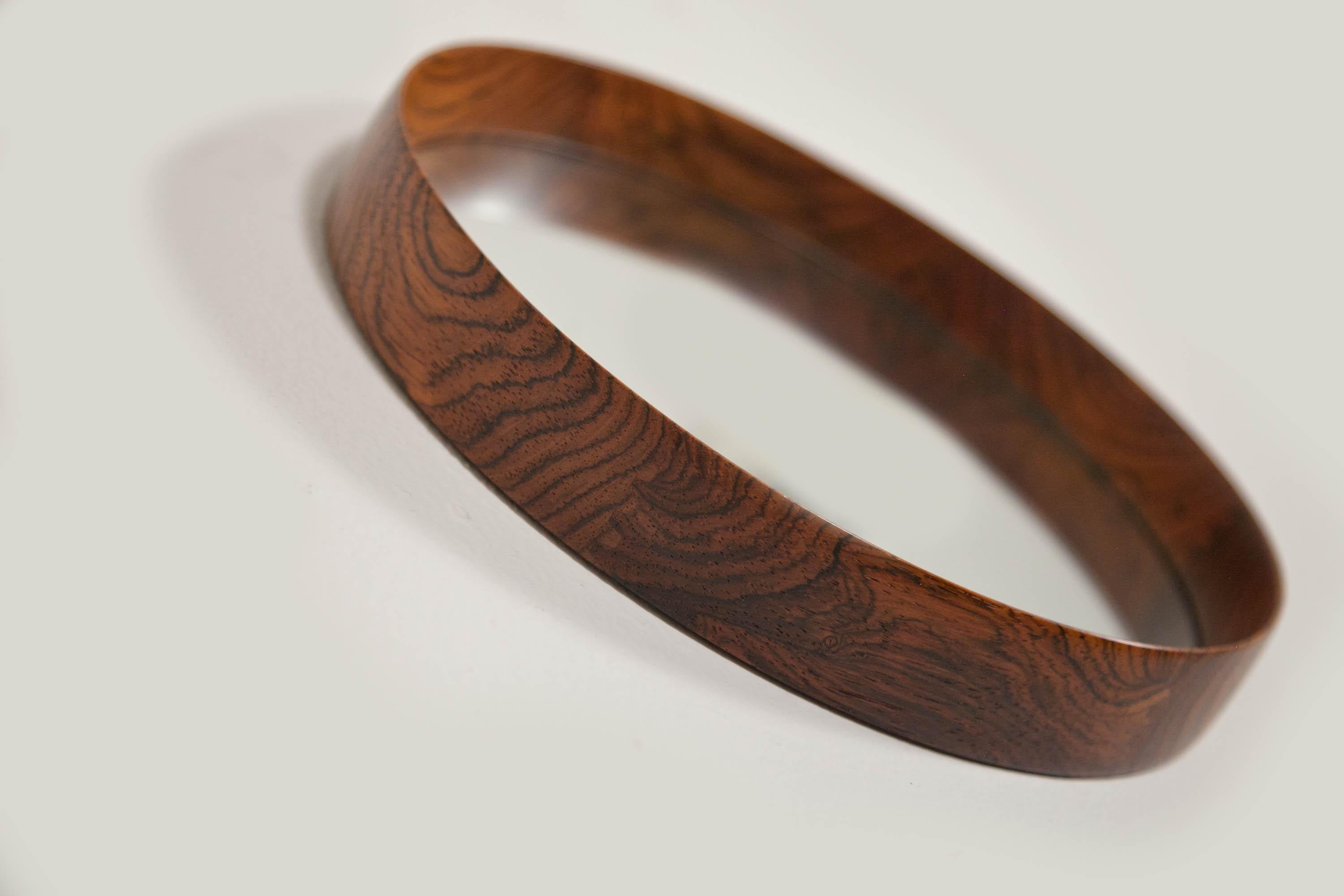 Espejo de pino teñido Uno y Osten Kristiansson de Luxus Vittsjö, Suecia, Años 60 en venta 2