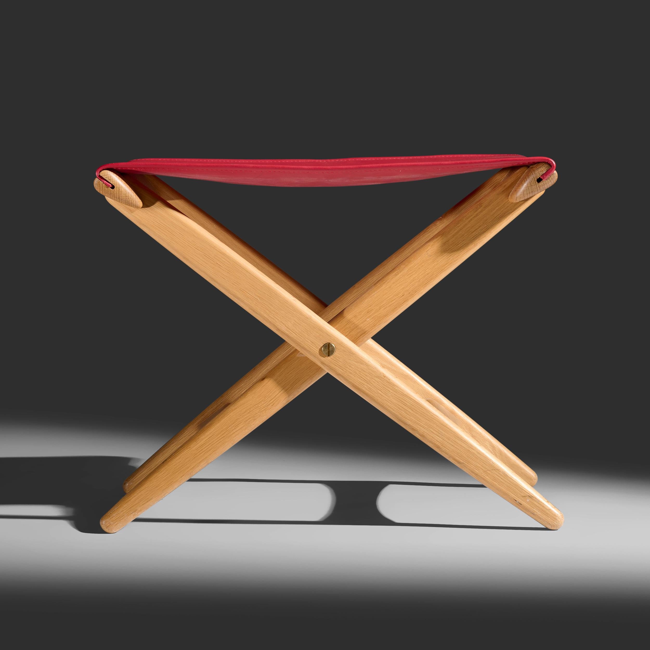 Scandinavo moderno Uno and Östen Kristiansson stool for Luxus Vittsjo in vendita