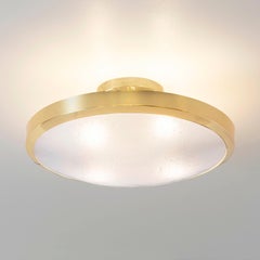 Uno Classico Semi-Flush Mount by Gaspare Asaro-Polished Brass Finish