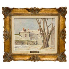 Uno Dewoon Pintura al óleo Pintura de paisaje (1909-1988) Obra de arte neutra sueca