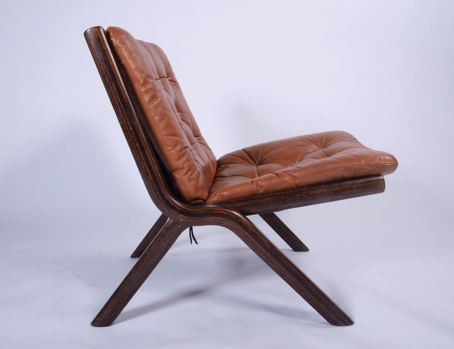 Uno Folding Chair by Ekornes of Norway 1970's 3