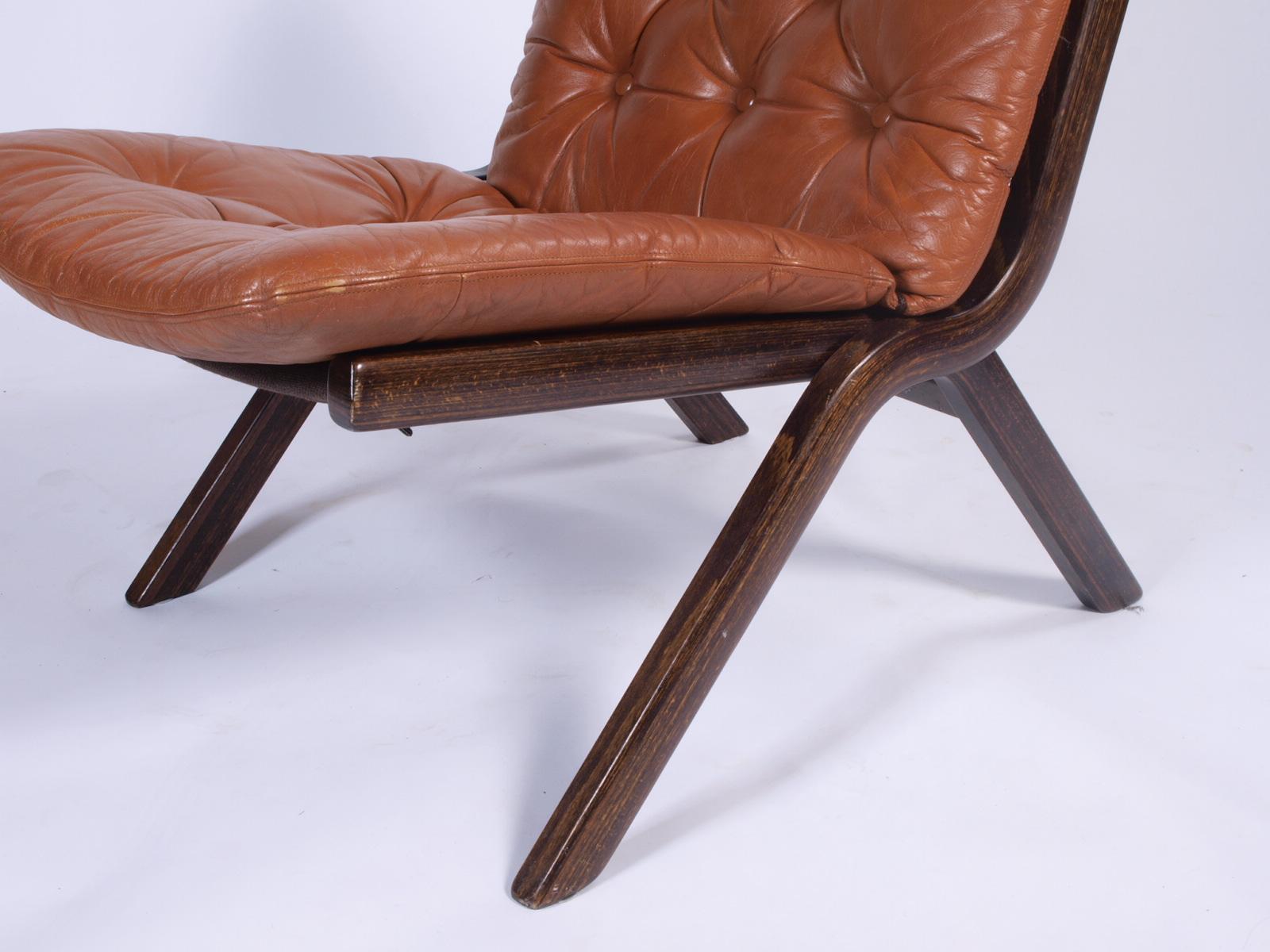 Uno Folding Chair by Ekornes of Norway 1970's 6