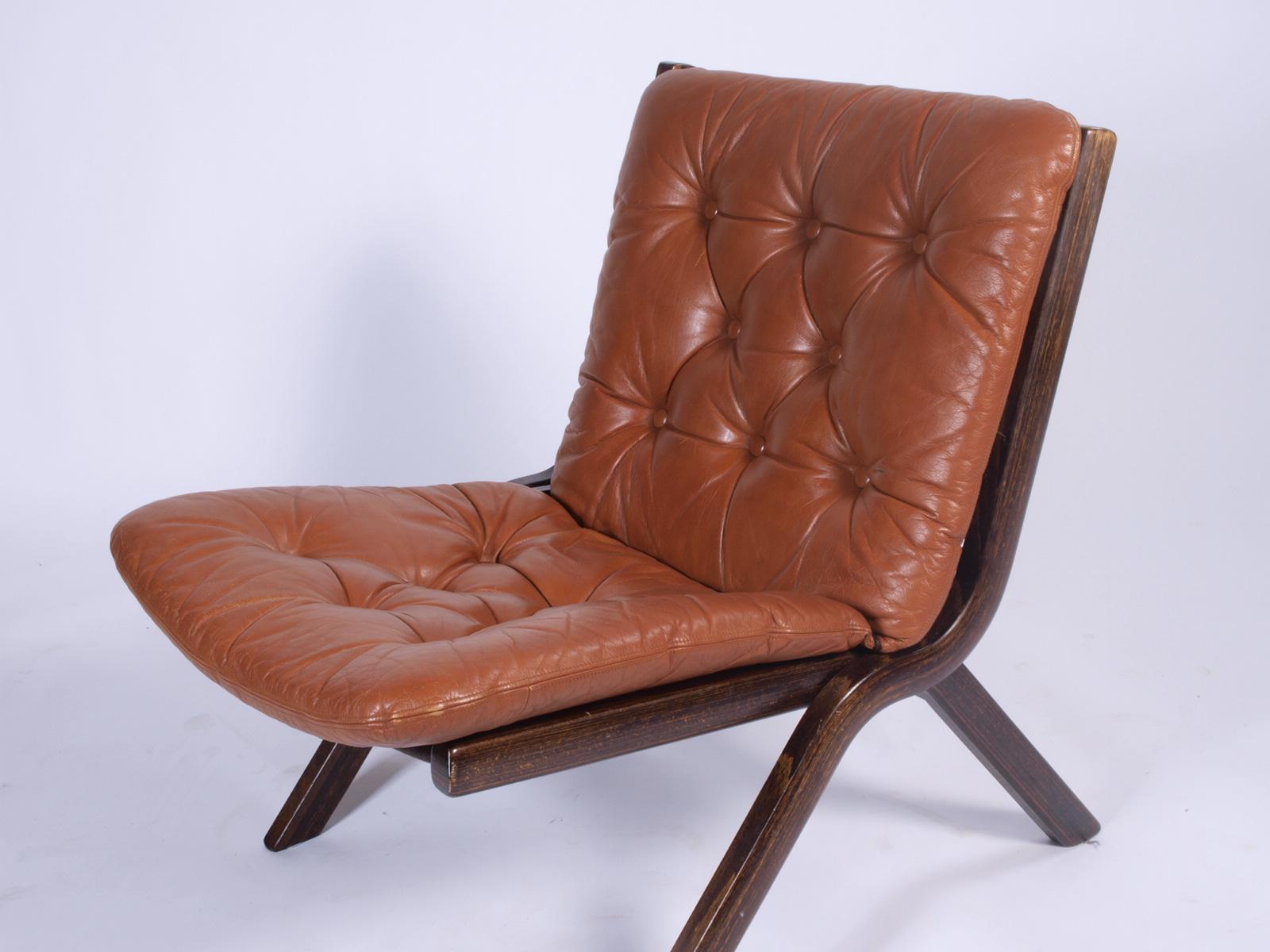 Uno Folding Chair by Ekornes of Norway 1970's 7