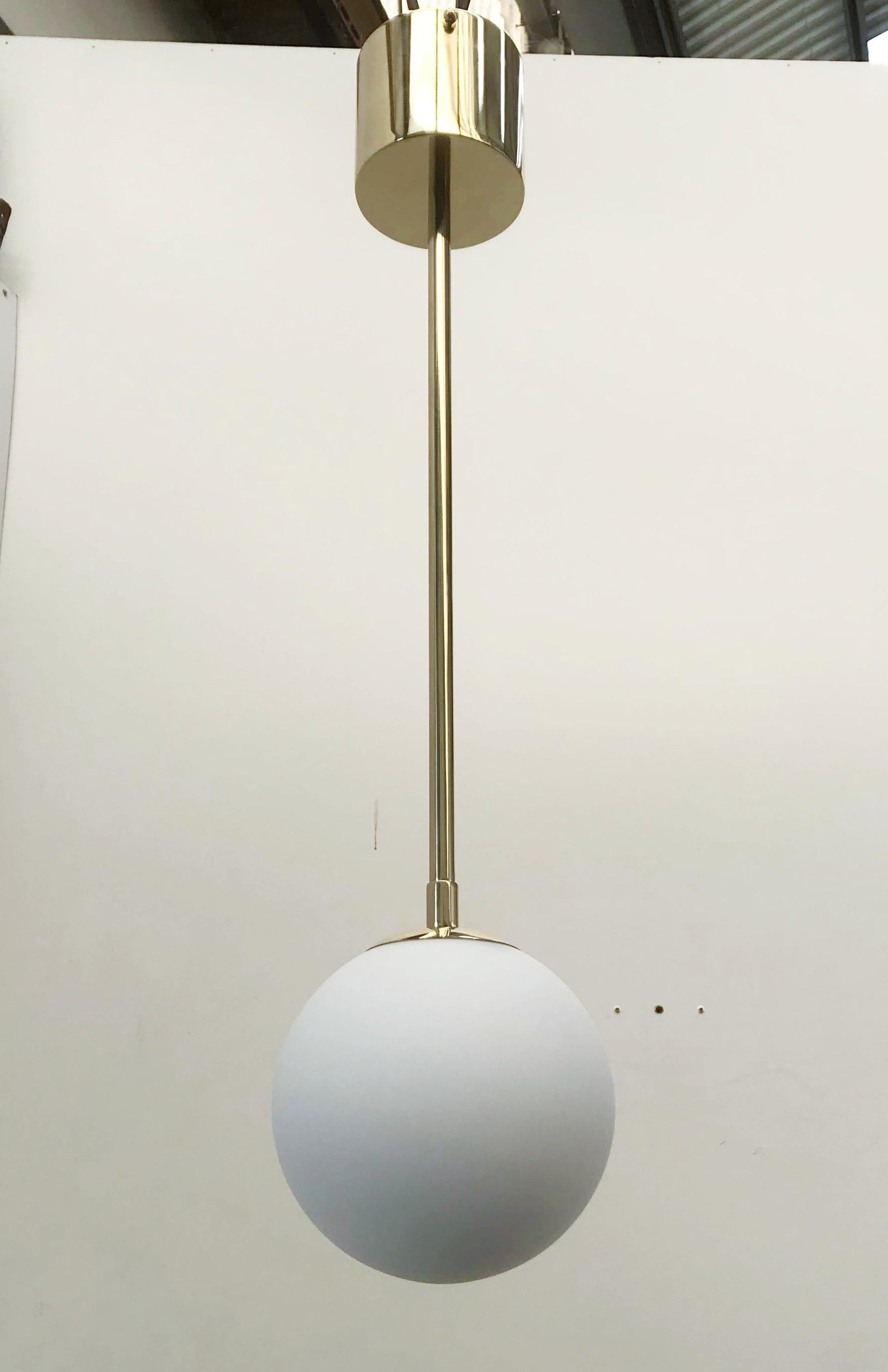 Mid-Century Modern UNO GLOBE Pendant by Fabio Ltd For Sale
