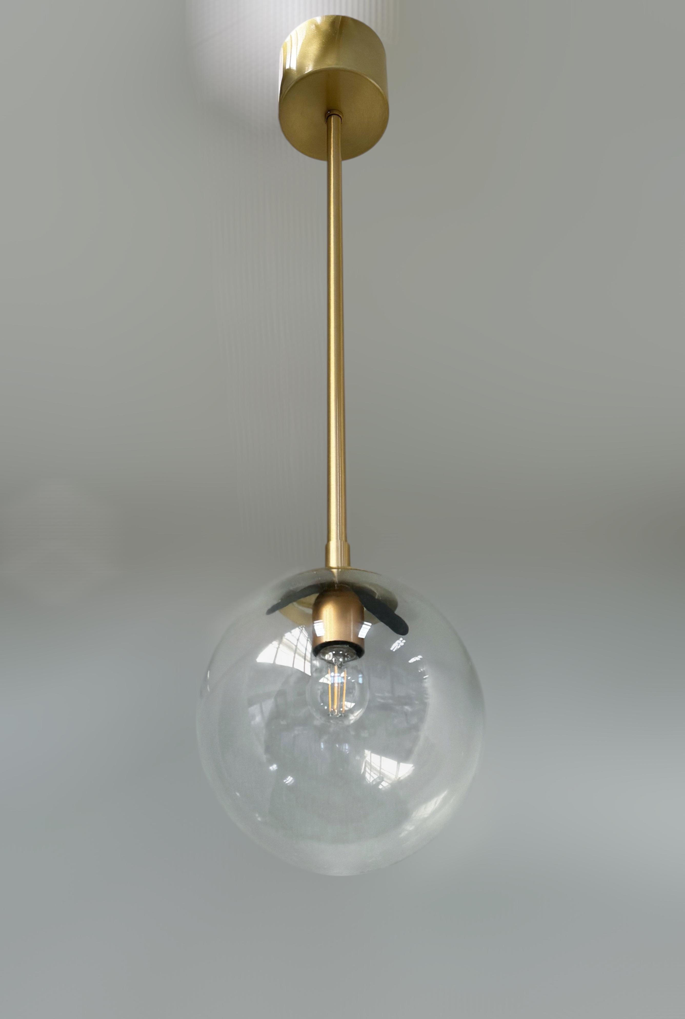 Mid-Century Modern UNO GLOBE Pendant by Fabio Ltd For Sale