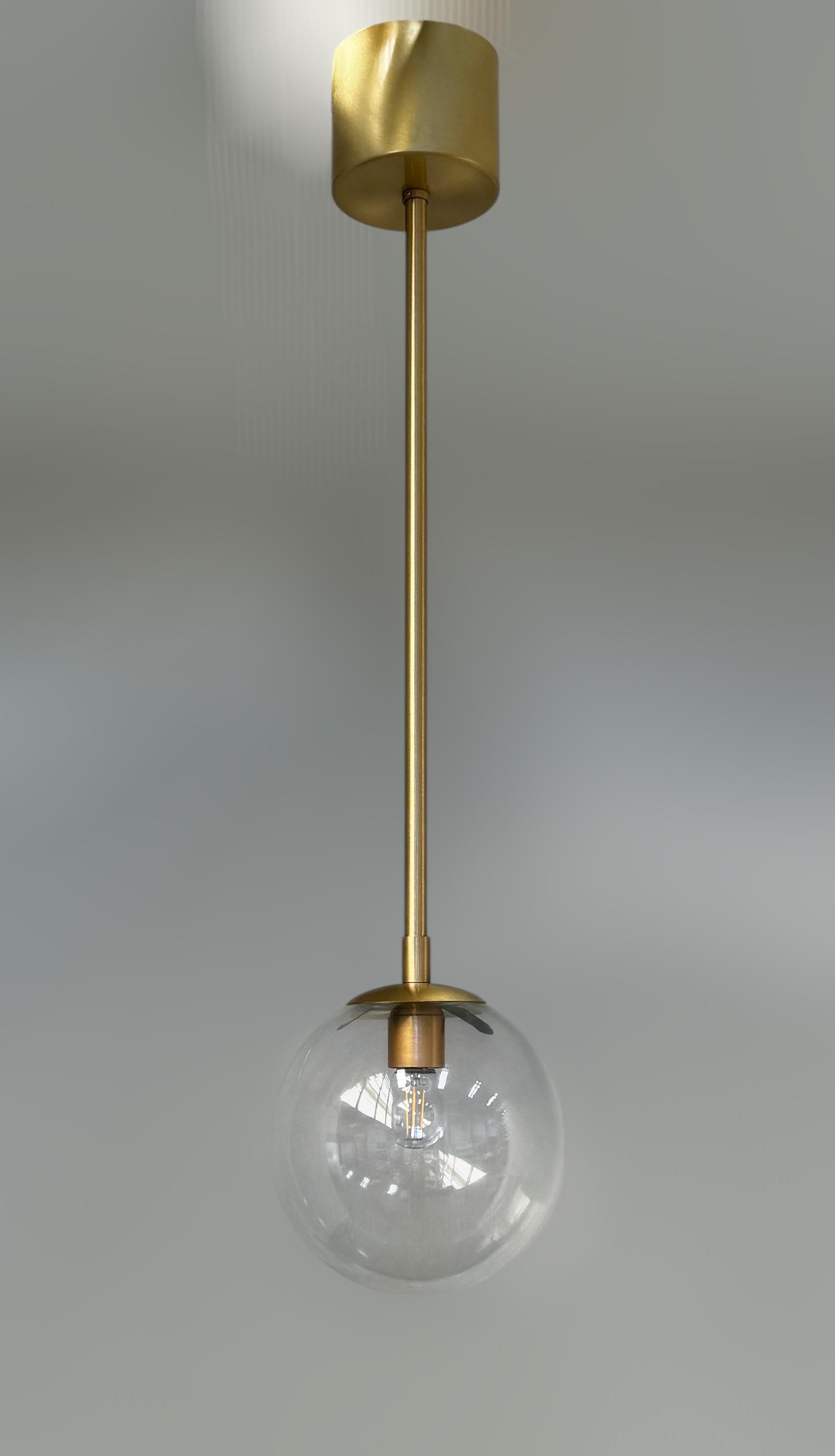 Italian UNO GLOBE Pendant by Fabio Ltd For Sale