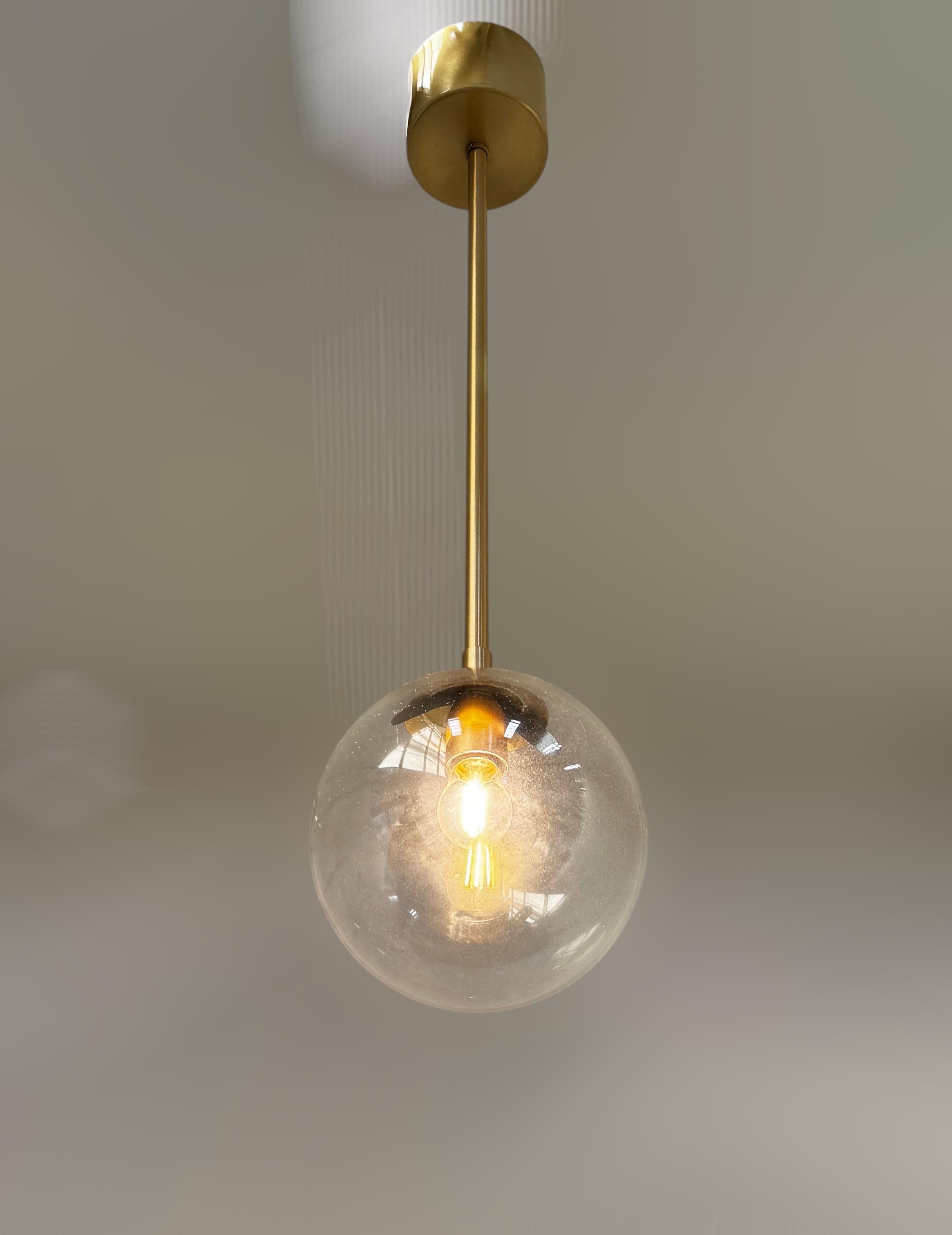 Contemporary UNO GLOBE Pendant by Fabio Ltd For Sale