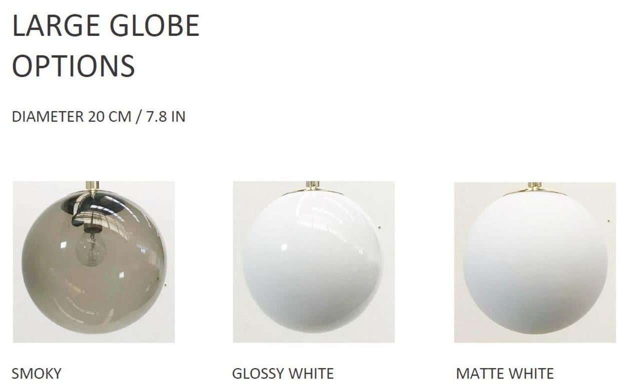 Contemporary UNO GLOBE Pendant by Fabio Ltd For Sale