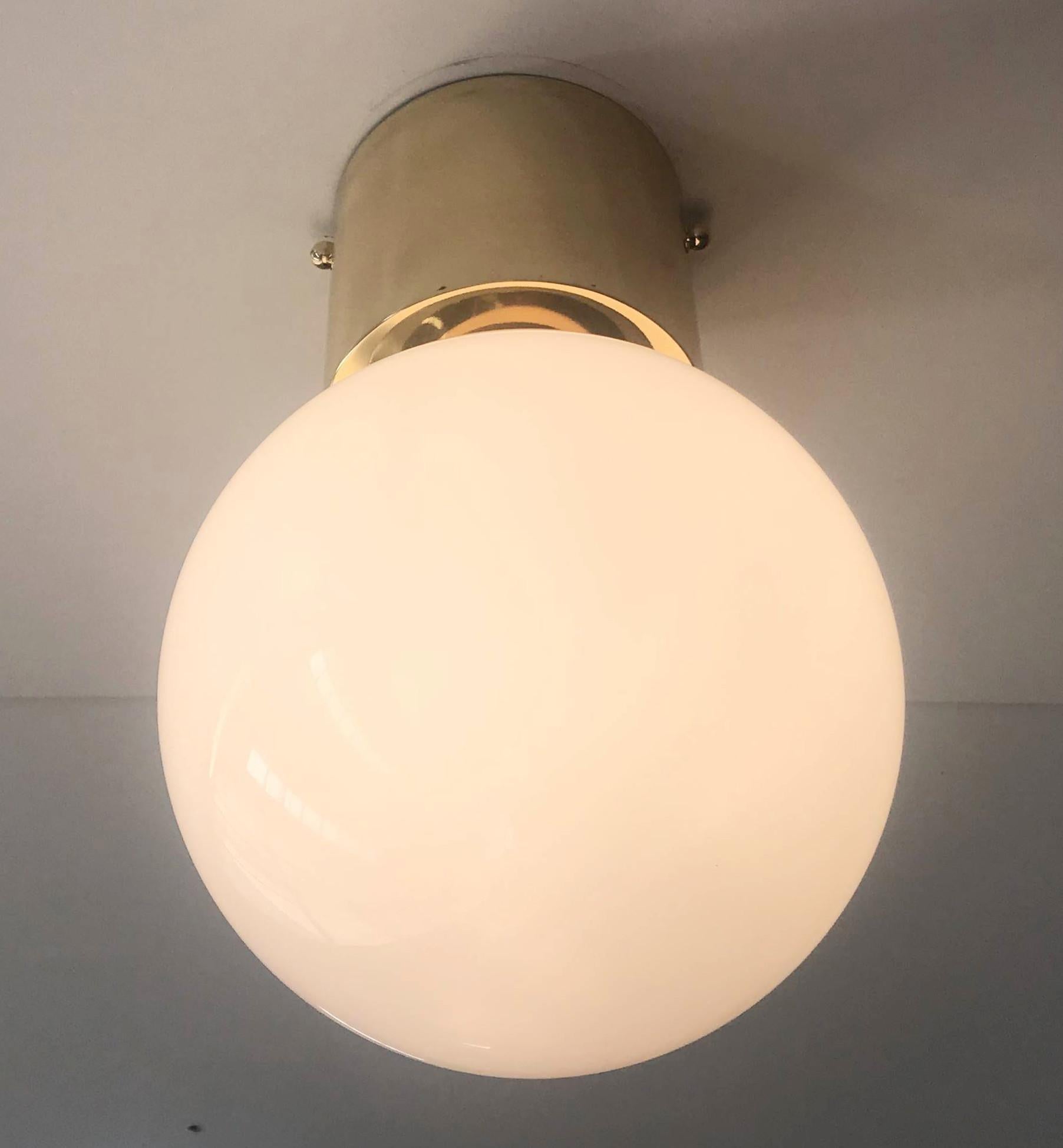 Mid-Century Modern UNO GLOBE Sconce / Flush Mount by Fabio Ltd For Sale