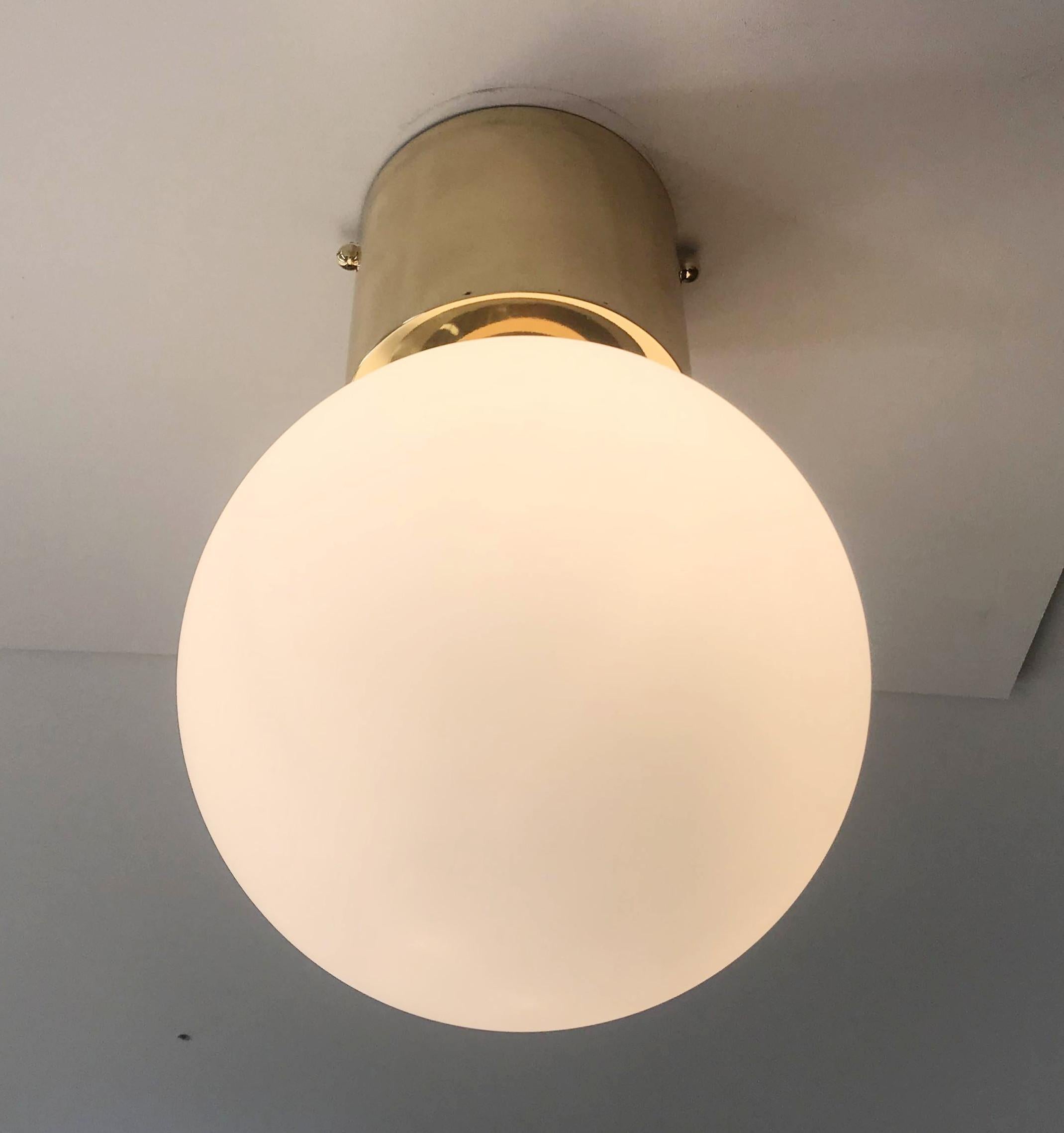 Italian UNO GLOBE Sconce / Flush Mount by Fabio Ltd For Sale