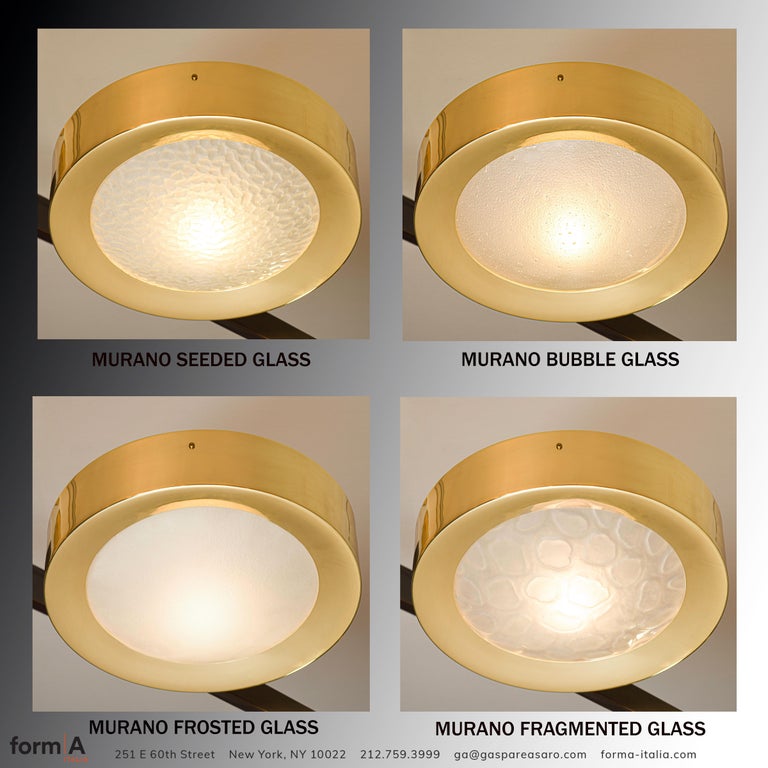 Italian Uno Grande Semi-Flush Mount Ceiling Light by form A For Sale