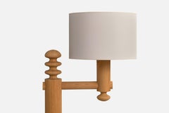 Uno Kristiansson, Lampadaire, Pin, Tissu, Suède, Années 1970