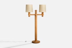 Uno Kristiansson, lampadaire, pin, papier, Suède, 1970