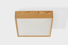 Uno Kristiansson, Flush Mount, Pine, Acrylic, Sweden, 1970s